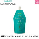 【最大300円クーポン】サニープレイス 輝髪プレミアム メデルケア AB-1 1剤 400ml《ストレート剤 サロン 縮毛矯正剤 業務用 ストレートパーマ剤 ス...