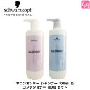 シュワルツコフ サロンオンリー シャンプー 1000ml ＆ コンデショナー 1000g セット《シュワルツコフ シャンプー トリートメント サロン専売品 セット くせ毛 shampoo treatment set 美容室専売 サロン 業務用》