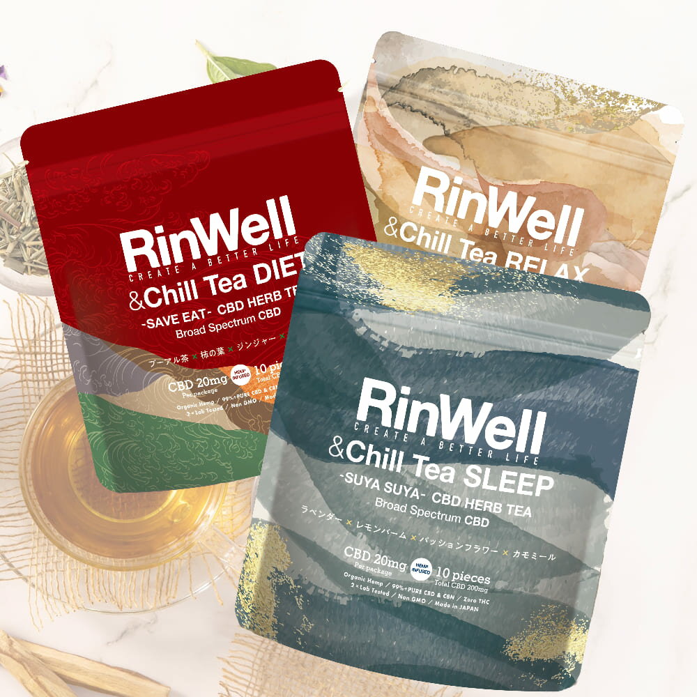 RinWell 󥦥 CBD ϡ֥ƥ Chill Tea ƥ 1