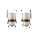 bodum パヴィーナ ダブルウォールグラス 0.4L 2個セット 《デンマーク 北欧 オシャレ ギフト コップ》