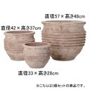 3個セット テラコッタ プランター | プランター 植木鉢 鉢 鉢カバー 鉢植え シンプル モダンガーデン ガーデニングプランツギャザリング ブリコラージュフラ...