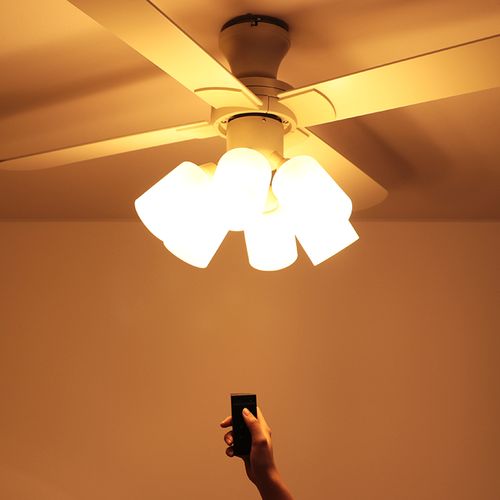送料無料 シーリングファン 6灯 | シーリング ライト ファン 照明 阪和 おしゃれ LED 天井照明 照明器具 吹き抜け 空調 リモコン付 ダイニング モダン シンプル インテリア ルームライト