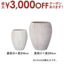 【最大3000円OFFクーポン※お買い物マラソン】2個セット ラウンド プランター | プランター 植木鉢 鉢 鉢カバー 鉢植え シンプル モダンガーデン ガー...