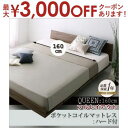 【最大3000円OFFクーポン※スーパーSALE】送料無料 フルレイアウトタイプ フレーム160cm ローベッド プレミアムポケットコイルマットレス付き マットレス:クイーン モダン デザイン ローベッド フロアベッド(3)