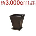 【最大3000円OFFクーポン※お買い物マラソン】送料無料 ガーデンポット スクエアハット型 | ガーデン用品 インテリアグリーン 花器 プランター 暮らし 彩り おしゃれ カフェ風 グリーン インテリア 観葉植物 鉢 鉢植え