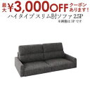 【最大3000円OFFクーポン※お買い物マラソン】送料無料 ソファ ハイタイプ スリム肘置き 2.5P | ソファ ソファー Sofa リビング シンプルデザイ...