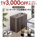 【最大3000円OFFクーポン※スーパーSALE】収納ボックス 2口コンセント付き 収納ケース 収納 ボックス ケーブル収納 薄型 隙間 スリム コンパクト 配線カバー ルーター(3)