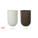 大型プランター 植木鉢 プランター 大型 筒形 縦長 トール シンプル おしゃれ かわいい Uポット ドゥオ ホテル ビル オフィス 園芸 玄関 庭 庭園 ガーデニング ガーデン ブロンズ 茶色 ホワイト 白 ライム ユーポット インテリア ポット 花 お花 植物 観葉植物 ナチュラル(4)