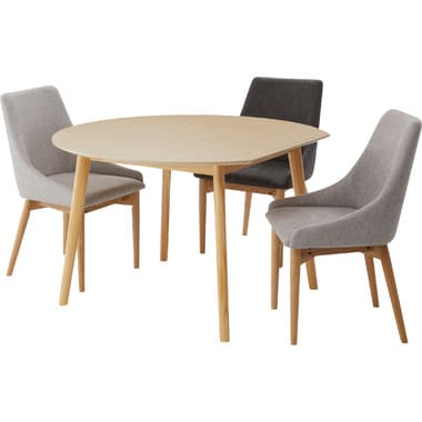 【最大3,000円OFFクーポン有!15日限定 PT2倍!】ダイニングテーブル | 半円 変形ラウンドテーブル ナチュラル 丸テーブル ラウンドテーブル 省スペース 壁面 壁付け コンパクト 円形 円卓 ダイニング リビング 机 ナチュラル 木製 天然木 北欧 おしゃれ シンプル [3]