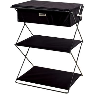 【最大3,000円OFFクーポン有!PT3倍!スーパーSALE】ストレージ フォールディン グリーン グラック ベージュ スチール ポリエステル 組立式 折りたたみ式 ストレージ オシャレ お洒落 おしゃれ 家具 かわいい 可愛い インテリア 粉体塗装 ライトファニチャー 無地 シン [2]