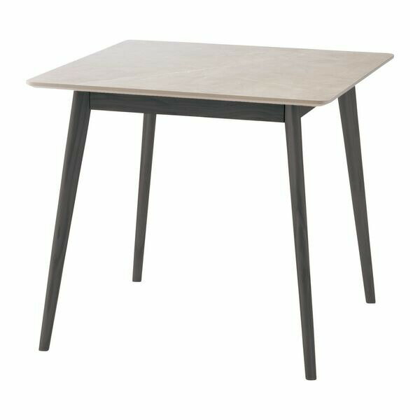 【最大3,000円OFFクーポン有!25日限定 PT2倍!】テーブル | ダイニングテーブル コンパクトテーブル ダイニング 大理石調 大理石 韓国インテリア シンプル おしゃれ スタイリッシュ テーブル 正方形 幅80cm 80×80 机 つくえ 食卓 韓国 北欧 ストーン かわいい コ [2]