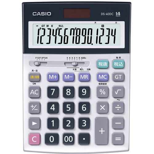 カシオ電卓DS-40DC | CASIO 電卓-計算機–日本樂天｜MYDAY代標