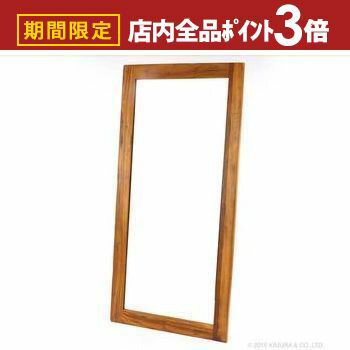 【最大3,000円OFFクーポン有！PT3倍！ブラックフライデー】送料無料 ウォールミラー チーク無垢材 | 家具 インテリア ウォールミラー スタンドミラー 姿見 全身鏡 チーク 無垢 木製 リビング 玄関 寝室 アンティーク 枯木風 大型 人気 おすすめ おしゃれ シンプル