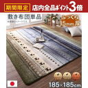 【最大3,000円OFFクーポン有!PT3倍!スーパーSALE】こたつ用敷き布団 185×185サイズ | なめらかマイクロファイバー グラデーションデザインこ...