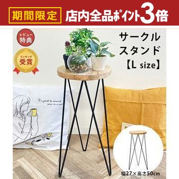 【最大3,000円OFFクーポン有！PT3倍！ブラックフライデー】サークルスタンド Lサイズ | フラワースタン..