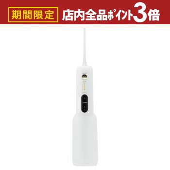 【最大3,000円OFFクーポン有！PT3倍！ブラックフライデー】ドリテック 口腔洗浄器 FS-102WT | dretec F..