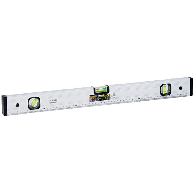 アルミ水平器 マグネット付 ALM-300 300mm 新潟精機/SK