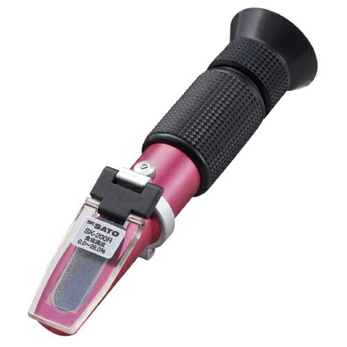 Rakuten - 【要エントリー スーパーSALEポイント10倍】手持屈折計 SK-200R［0190-00］（食塩水の濃度測定用） 佐藤計量器/SATO