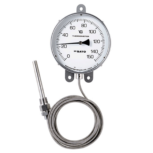 Rakuten - 【要エントリー スーパーSALEポイント10倍】壁掛隔測式温度計（0〜150℃） LB-150S 佐藤計量器/SATO