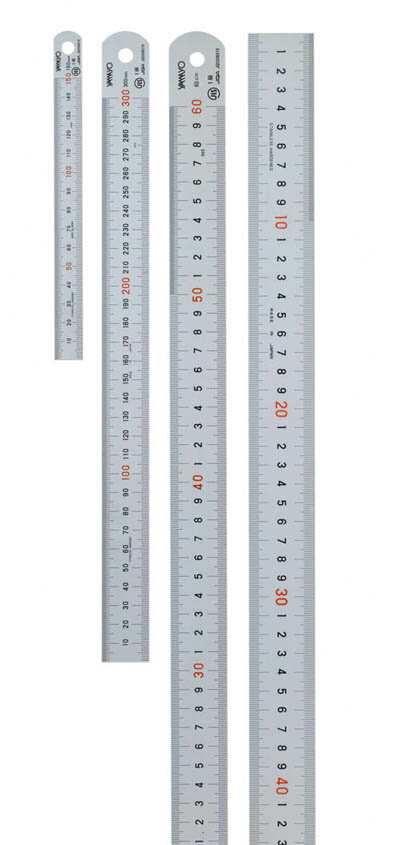 シルバー直尺 15cm GC15 ヤマヨ測定機/YAMAYO