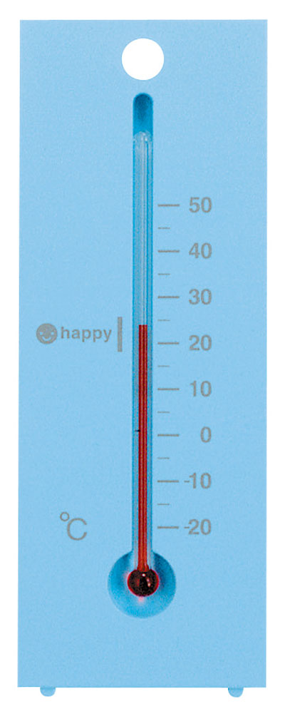 温度計 バスルーム 洗面所 日本製 壁掛け 置き型 エンペックス リビ温度計 ブルー LV-4706