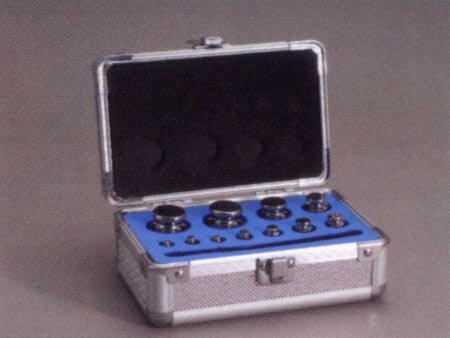 円筒分銅アルミ製組分銅ケース 20KS 10kg〜1mg（21〜29個）AC-20KS 新光電子