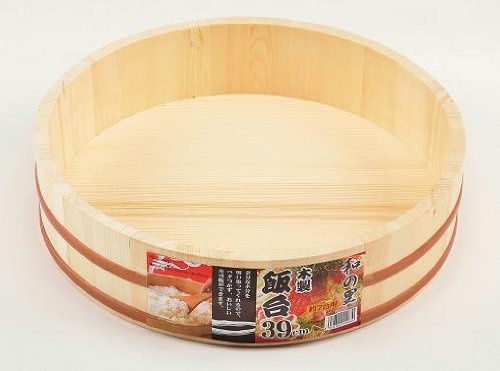 和の里 木製飯台39cm 1升用 C-2960 パー