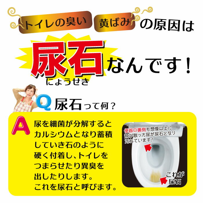 尿石除去剤 尿石おとし 汚れ防止 コーティングプラス 300ml TU-85A 陶器専用 トイレ 洗剤 尿石 高森コーキ 掃除 高森コーキ(クリーナー) 2