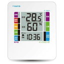 デジタル温湿度計 PC-7980GTI 屋内用 温度計 湿度計 熱中症計　季節性インフルエンザ　佐藤計量器/SATO