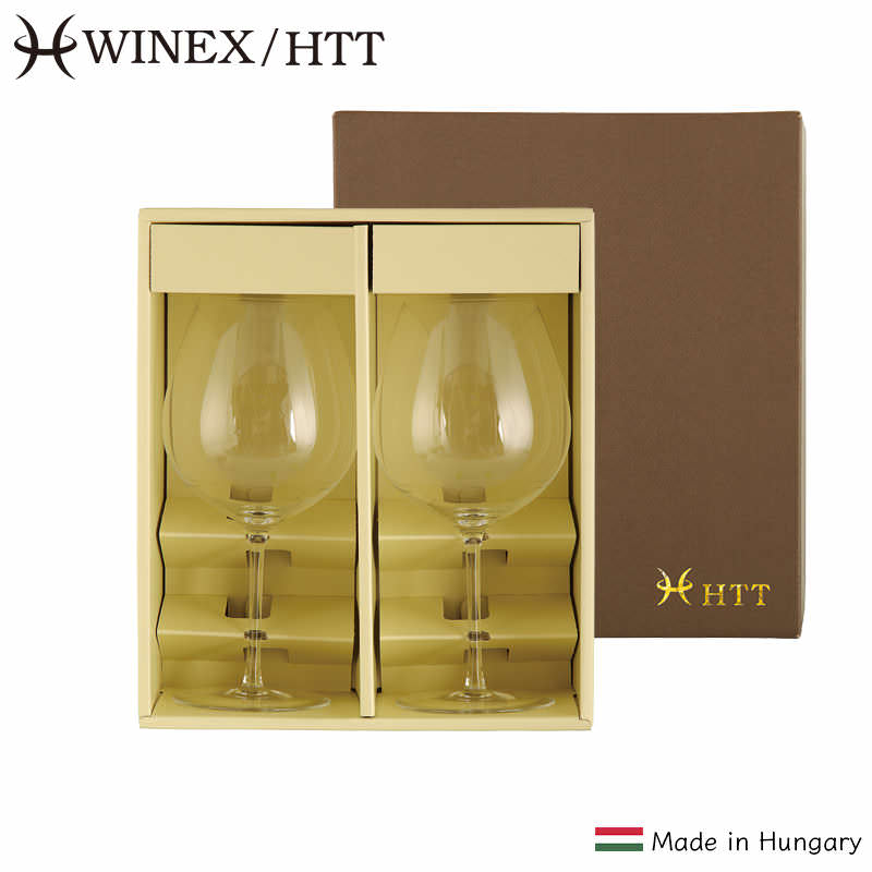 《2.2万円以上で送料無料》 WINEX/HTT ブルゴーニュ グラス ペアセット 20oz 2脚セット ギフトボックス入り ワイングラス 600ml co2s-10008202 ココス ワイン アンド ウイスキー サンプル画像2