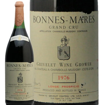 ボンヌ マール プリンセス ノウラ グラン クリュ 1976 メゾン グリヴレ 3L Bonnes Mares Grand Cru Princess Noura Maison Grivlet 赤ワイン ブルゴーニュ 特級畑 古酒 ビックボトル ダブルマグナム フィラディス