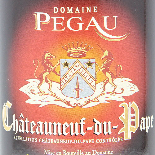 シャトーヌフ デュ パプ ルージュ キュヴェ ダ カーポ 2016ドメーヌ デュ ペゴー Chateauneuf du Pape Rouge Cuvee da Capo Domaine du PEGAU 赤ワイン フランス コート デュ ローヌ 神の雫 第3の使徒 ミレジム