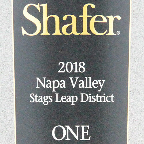 【2.2万円以上で送料無料】シェーファー ワンポイントファイヴ カベルネ ソーヴィニョン 2019 Shafer One Point Five Cabernet Sauvignon 赤ワイン アメリカ カリフォルニア ナパ ヴァー スタッグス リープ ディストリクト