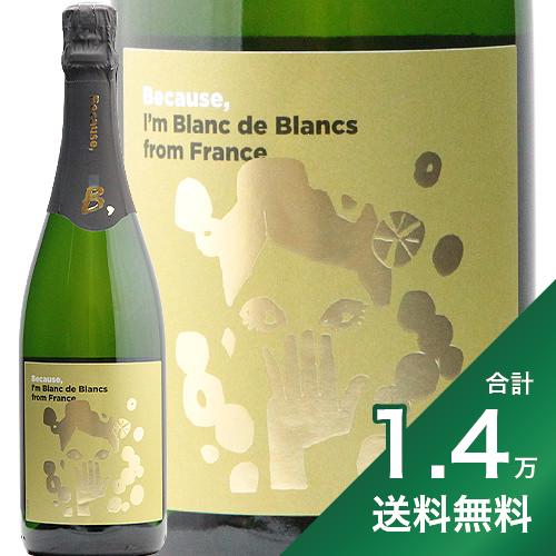 《1.4万円以上で送料無料》 ビコーズ ブラン ド ブラン フランス NV Because Blanc de Blancs France スパークリングワイン フランス