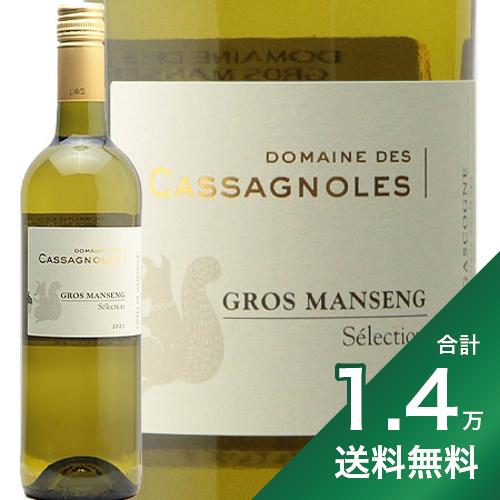 《1.4万円以上で送料無料》グロ マンサン セレクション 2020 or 2021 ドメーヌ デ カサニョール Gros Manseng Selection Domaine des Cassagnoles 白ワイン フランス 南西地方 ガスコーニュ 辛口 飯田