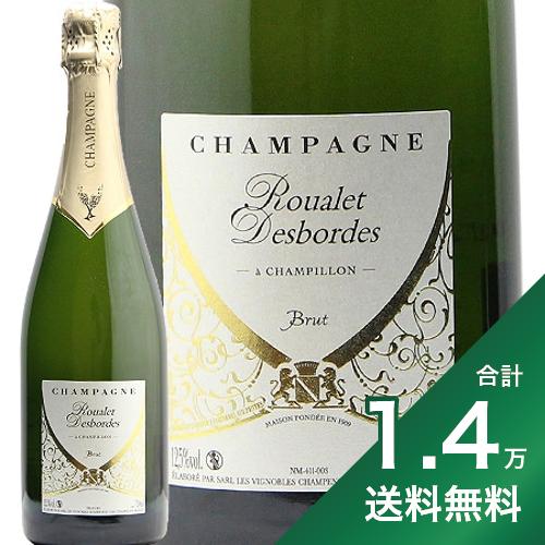 《1.4万円以上で送料無料》シャンパーニュ ルアレ デボルド ブリュット NV オートレオー ド シャンピヨン Champagne Roualet Desbordes Brut Autreau de Champillon シャンパン スパークリング フランス シャンパーニュ