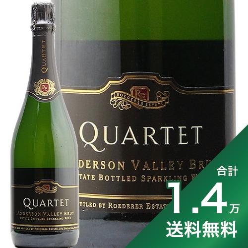 《1.4万円以上で送料無料》カルテット アンダーソン ヴァレー ブリュット NV ロデレール エステート Quartet Anderson Valley Brut Roederer Estate スパークリング アメリカ カリフォルニア