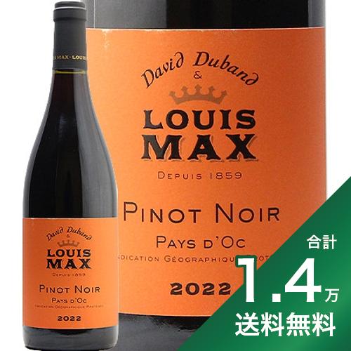 《1.4万円以上で送料無料》 ピノ ノワール 2022 ルイ マックス & ダヴィド デュヴァン Pinot Noir Louis Max & David Duband 赤ワイン フランス ラングドック ルーション