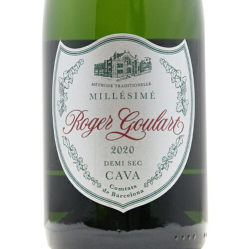 《1.4万円以上で送料無料》ロジャーグラート カバ プラチナ ドゥミ セック レセルバ 2020 Roger Goulart Cava Platinum Demi Sec Reserva スパークリング スペイン ペネデス 2