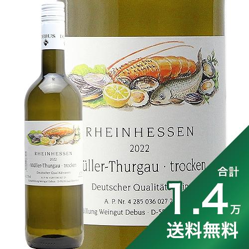 《1.4万円以上で送料無料》デーブス ミュラートゥルガオ トロッケン 2022 Debus Muller Thurgau Trocken 白ワイン ドイツ ラインヘッセン