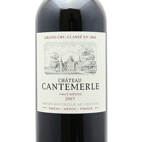《2.2万円以上で送料無料》 シャトー カントメルル 2007 Chateau Cantemerle 赤ワイン フランス ボルドー co2s-10012694 ココス ワイン アンド ウイスキー サンプル画像2
