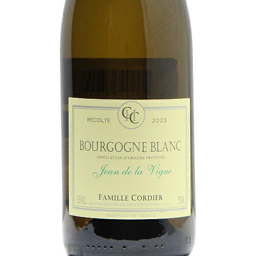 《2.2万円以上で送料無料》 ブルゴーニュ ブラン ジャン ド ラ ヴィーニュ 2023 ドメーヌ コルディエ Bourgogne Blanc Jean de la Vigne Domaine Cordier P&F 白ワイン フランス ブルゴーニュ co2s-10012346 ココス ワイン アンド ウイスキー サンプル画像2