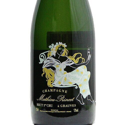 《2.2万円以上で送料無料》 マチュー プランセ ブリュット プルミエ クリュ ブラン ド シャルドネ NV Mathieu Princet Brut Premier Cru Blanc de Chardonnay シャンパン スパークリング フランス シャンパーニュ co2s-10015770 ココス ワイン アンド ウイスキー サンプル画像2