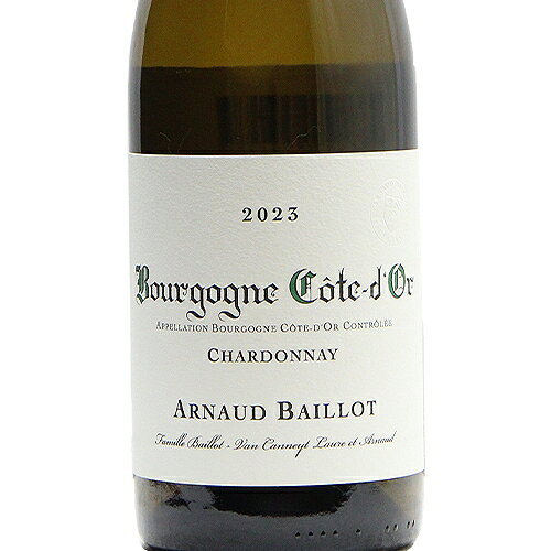 《16,500円以上で送料無料》 ブルゴーニュ コート ドール ブラン 2023 アルノー バイヨ Bourgogne Cote d’Or Blanc Arnaud Baillot 白ワイン フランス ブルゴーニュ co2s-10013340 ココス ワイン アンド ウイスキー サンプル画像2