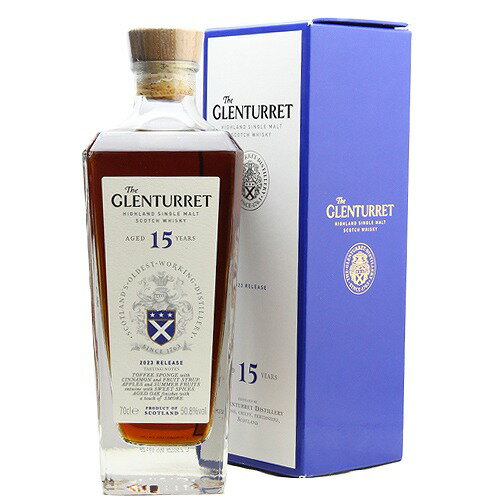 グレンタレット ザ グレンタレット 2023リリース 15年 700ml 50.8% ザ・グレンタレット蒸溜所 The GLENTURRET Aged 15