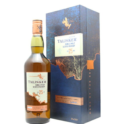 タリスカー 25年 700ml 45.8% タリスカー蒸溜所 TALISKER 25 YEARS アイランズモルト 正規品 シングルモルト スコッチ ウイスキー