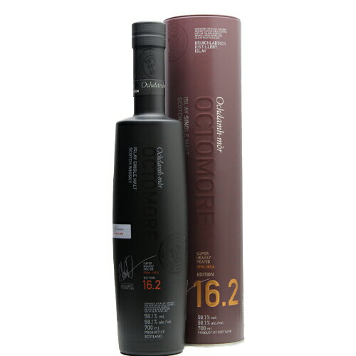 オクトモア 16.2 ヨーロピアンカスク 700ml 58.1% ブルックラディ蒸留所 OCTOMORE 16.2 EUROPEAN CASK アイラモルト 正規品 シングルモルト スコッチ ウイスキー