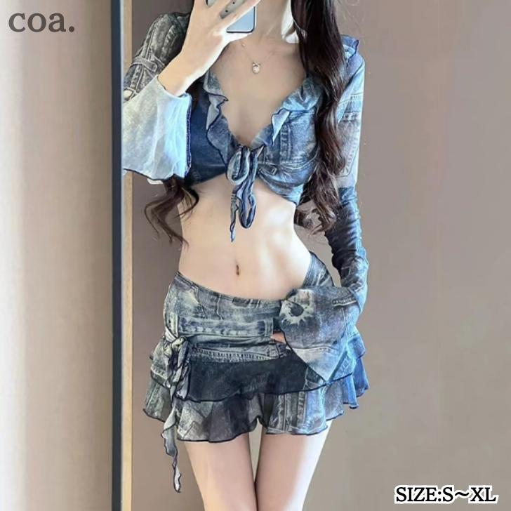 水着セパレートレディースビキニタン...