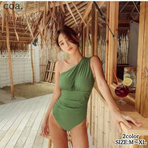 水着 ワンピース レディース オールインワン ワンショルダー 体型カバー ママ水着 セクシー 可愛い お洒落 大人 エレガント 水着 ワンピース レディース オールインワン ワンショルダー 体型カバー ママ水着 セクシー 可愛い お洒落 大人 エレガント