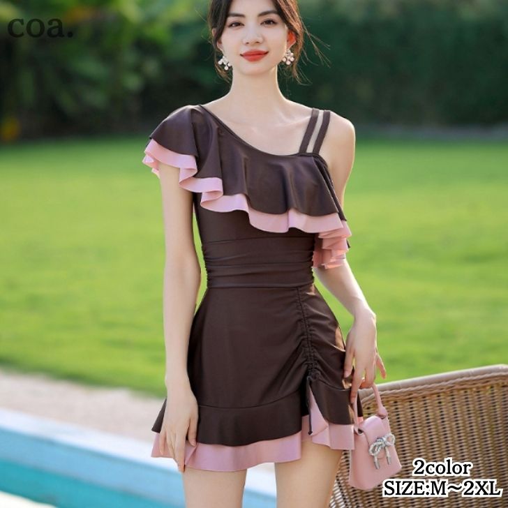 水着ワンピースレディースオールイン...